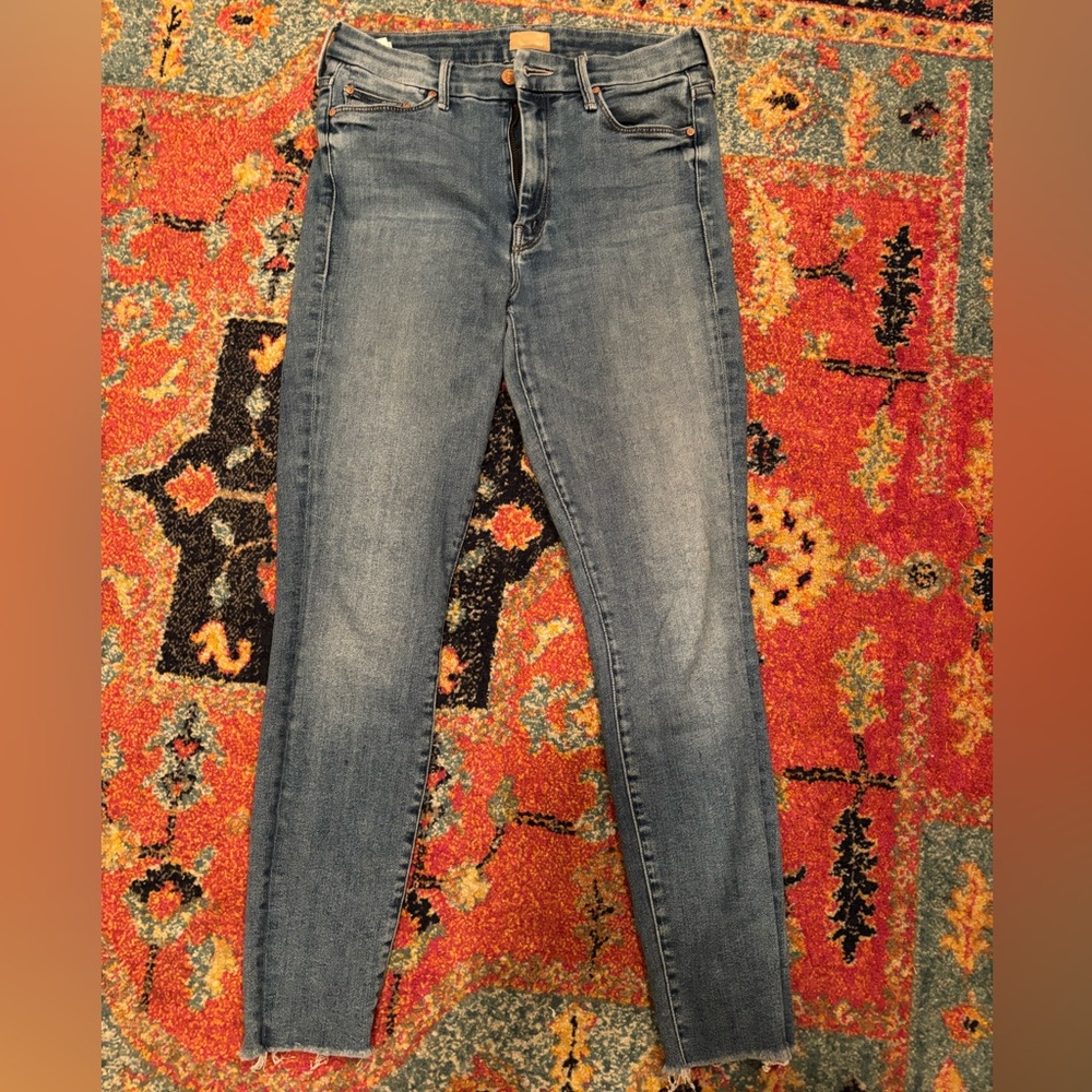 Mother jeans - the looker ankle fray in hey sun size 27